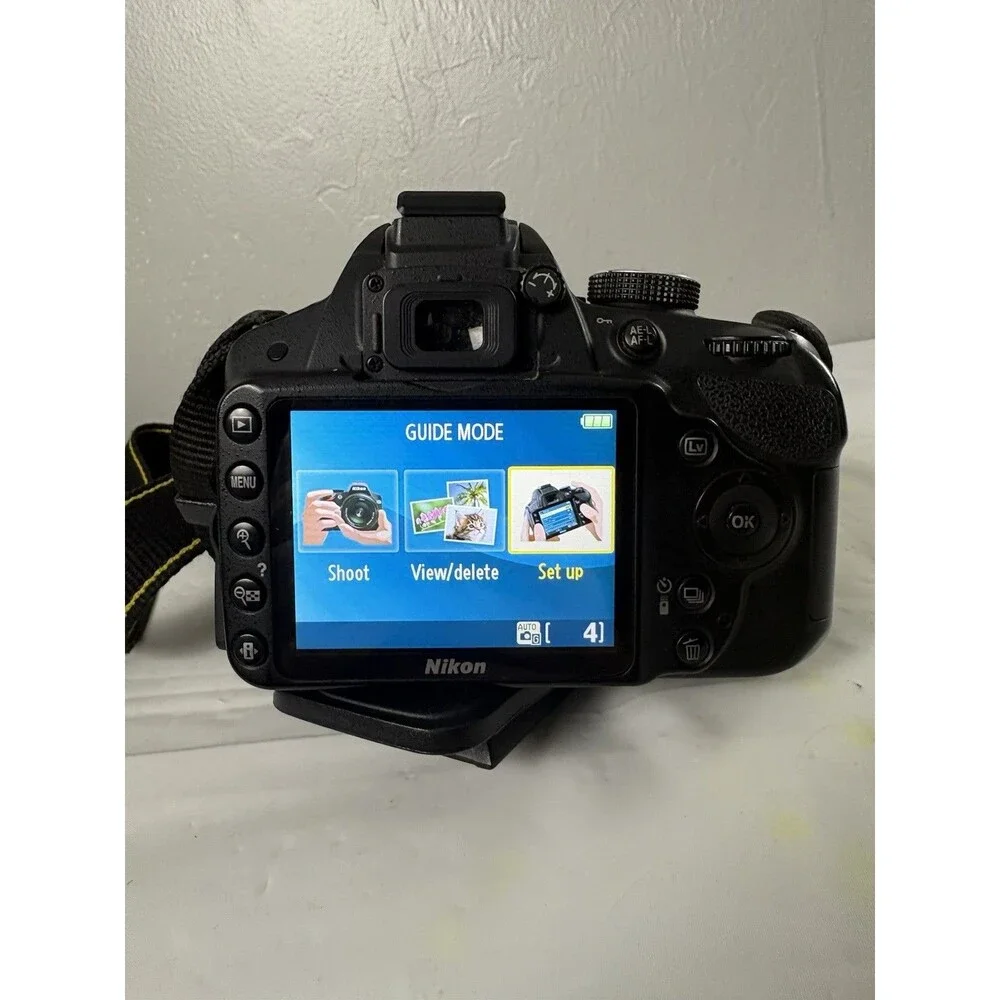 Nikon D3200 24.2MP Digital SLR Camera - Black (Kit w/ AF-S DX ED VR G 18-55mm